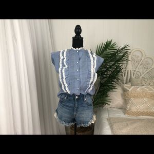 1980s Vintage Prairie Blouse - Rare Find!